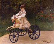 Claude Monet Jean Monet on his Hobby Horse china oil painting artist